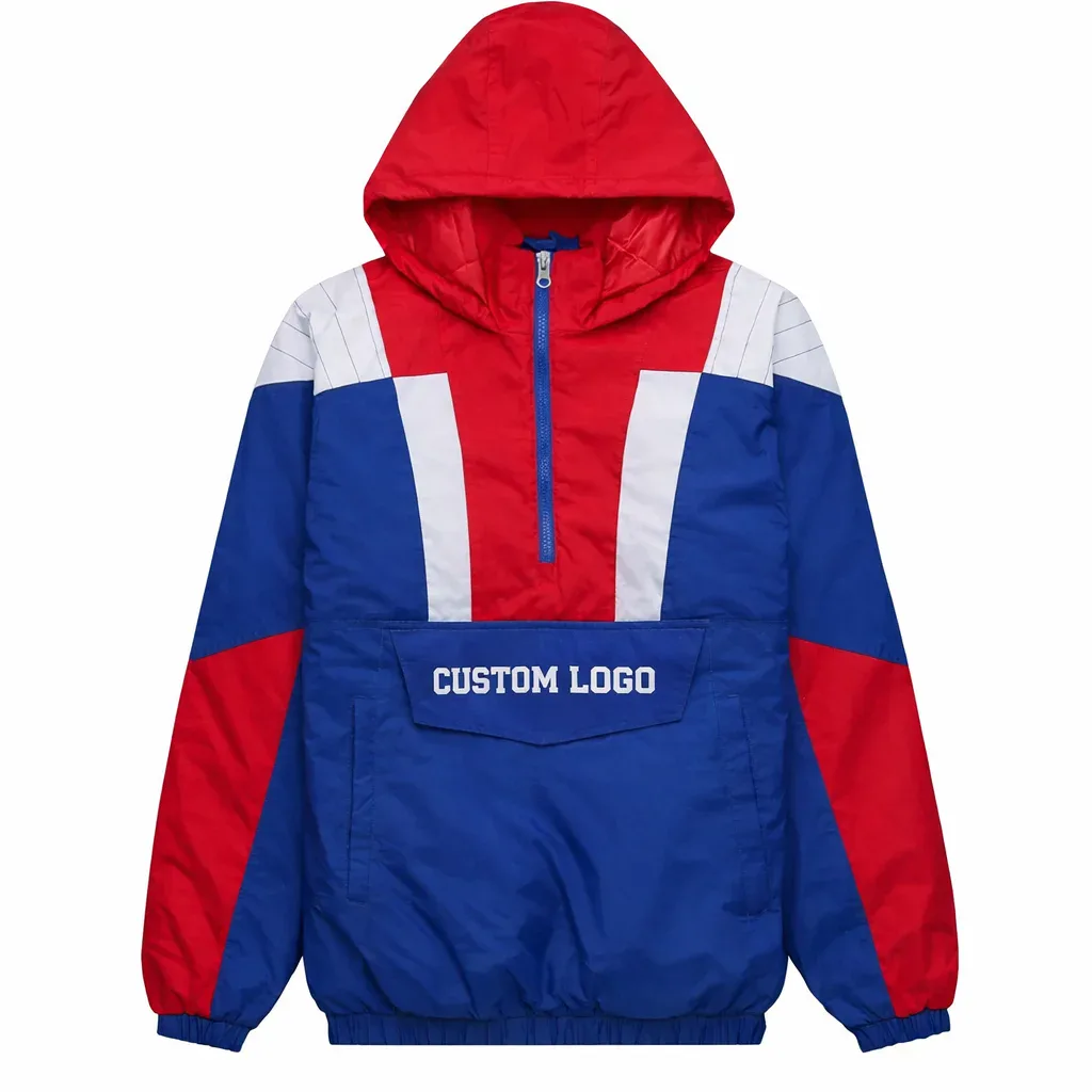 Retro Colour-Block Anorak
