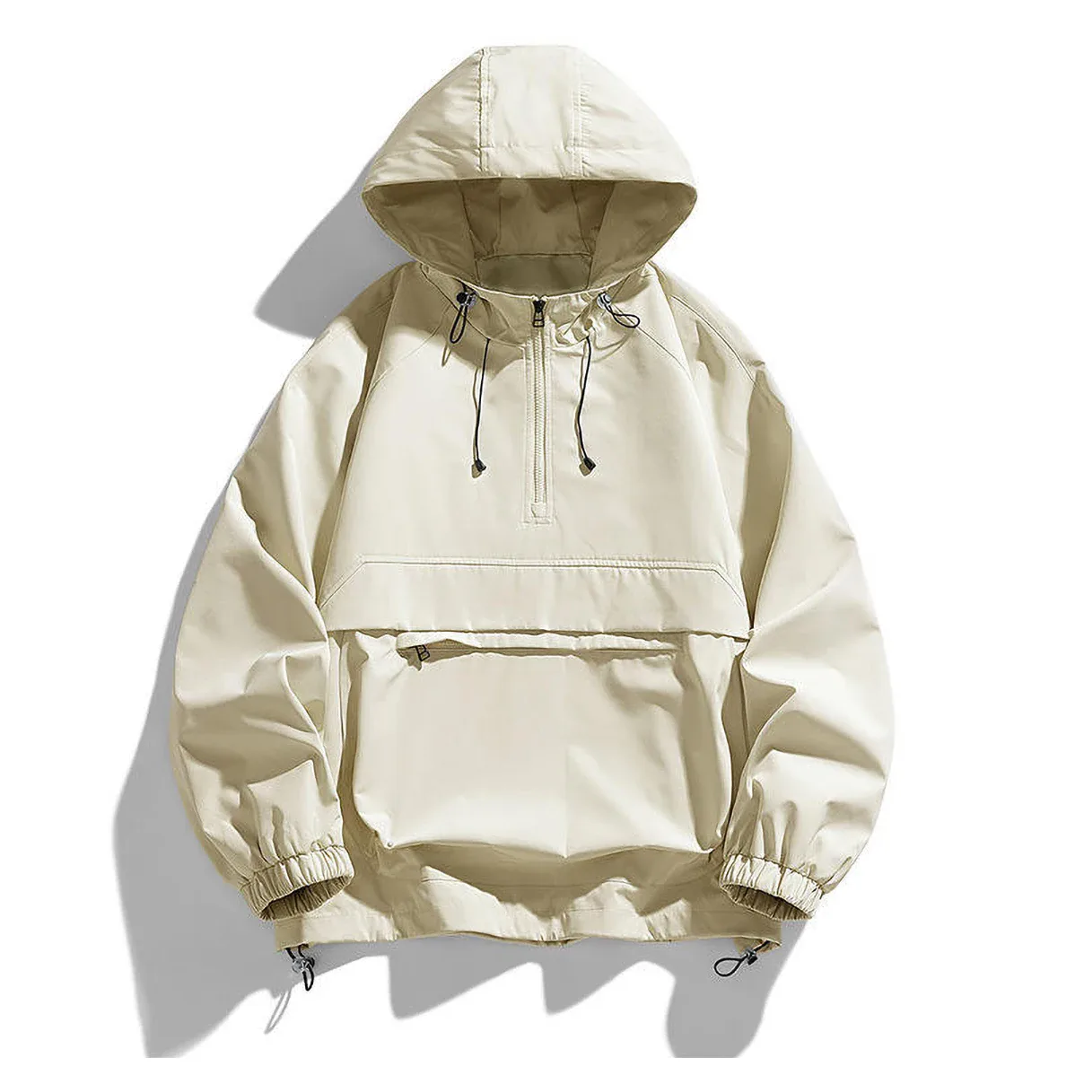 Anorak à capuche et poche kangourou