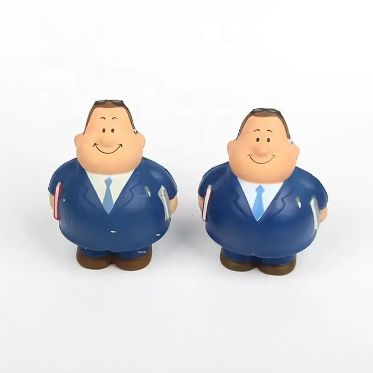 Figura antiestrés de hombre de negocios
