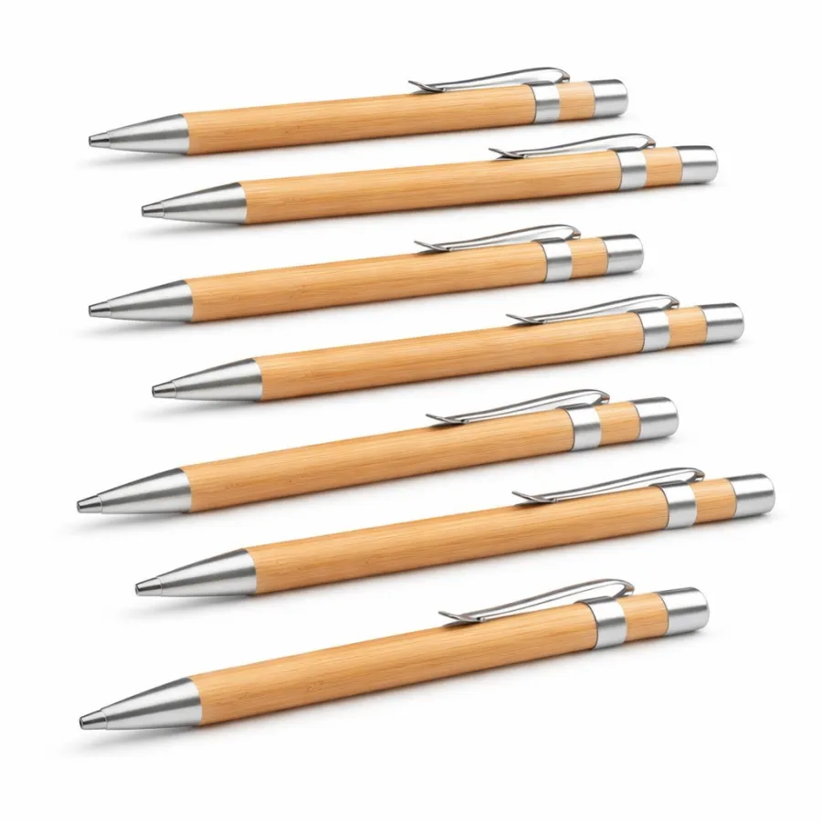 Bamboo Retractable Ballpoint Pen
