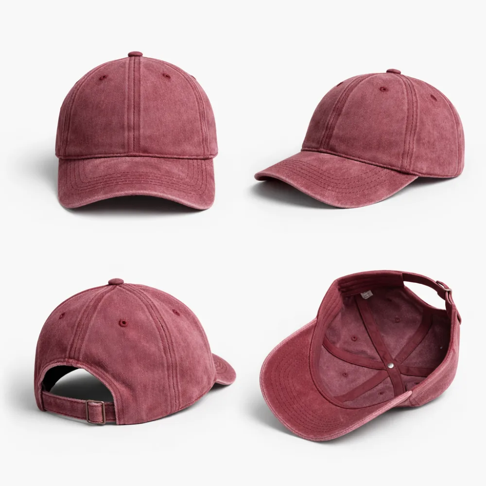 Cappellino in cotone lavato