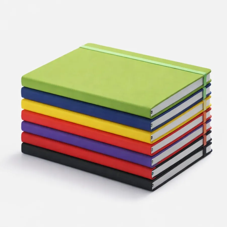 Carnet A5 soft-touch avec élastique