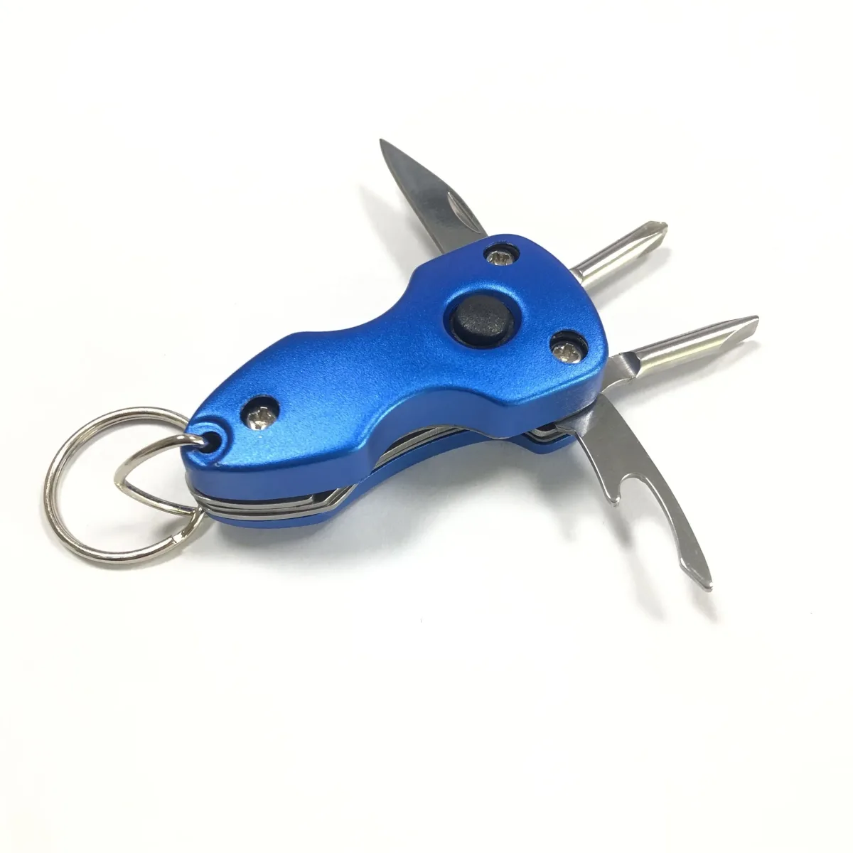 Portachiavi multiutensile 5 in 1 con torcia
