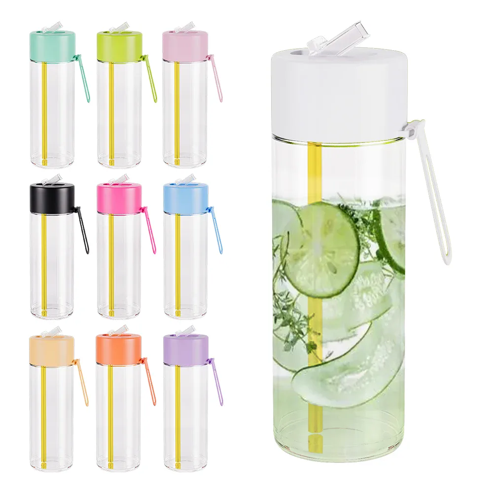 Tritan Bottle with Flip Straw 740 ml