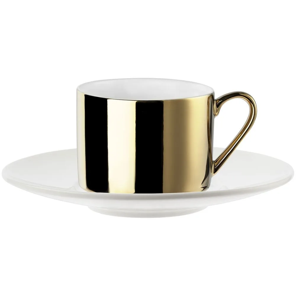 Mirror Cup and Saucer Set “Reflection”