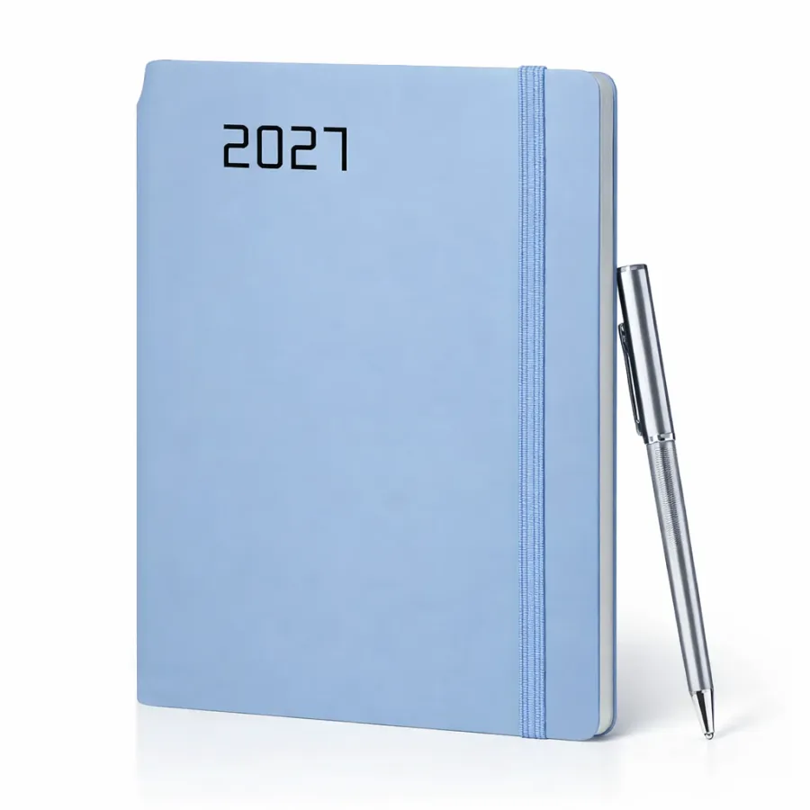Dated Soft-Cover A5 Diary with Elastic