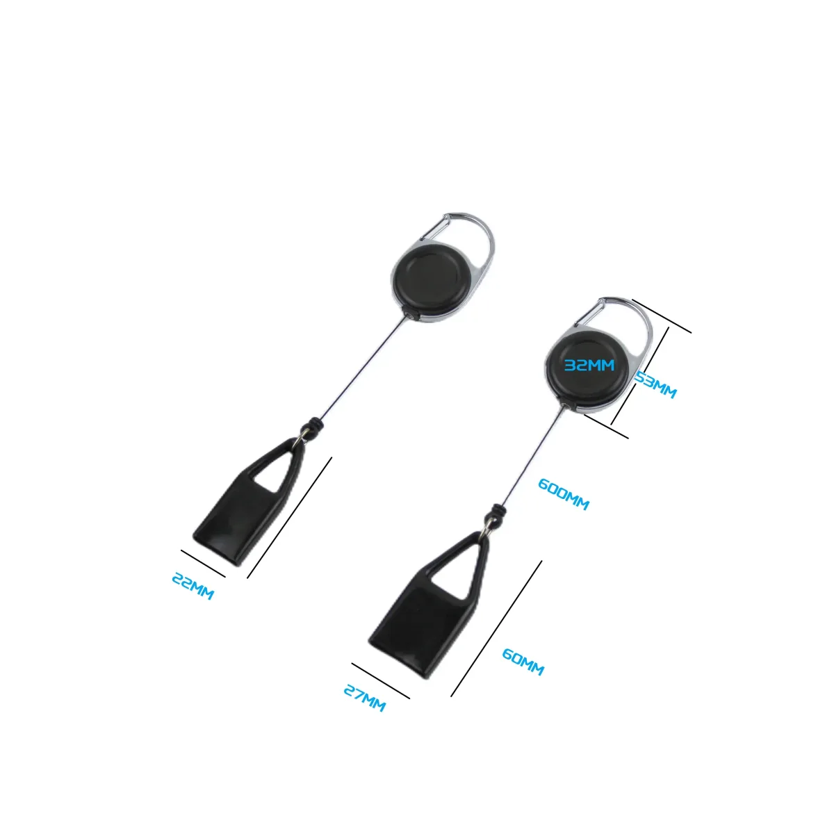 Retractable Lighter Holder with Carabiner