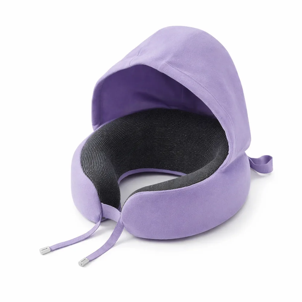 Cuscino da Viaggio in Memory Foam con Cappuccio