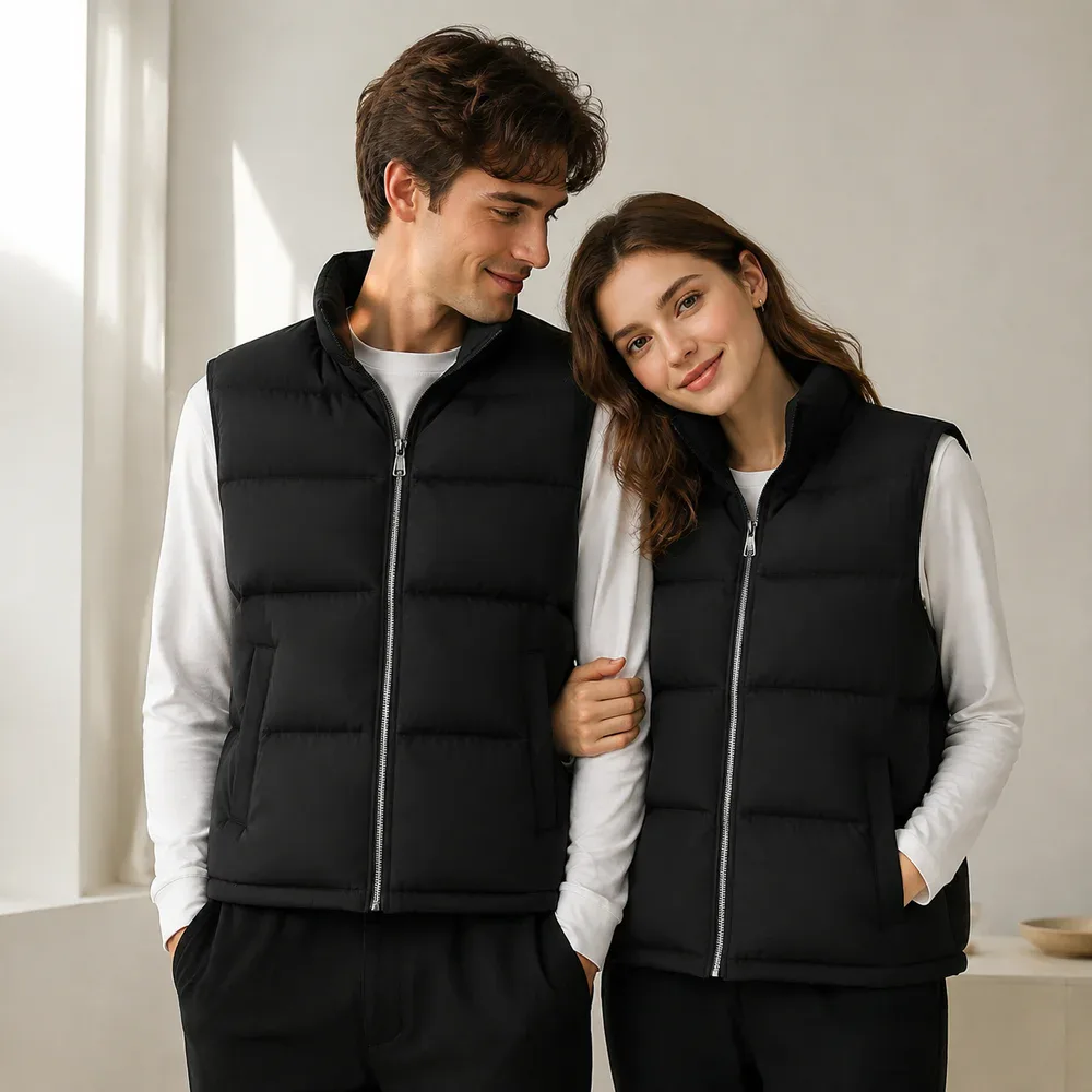 Puffer Gilet with Zip