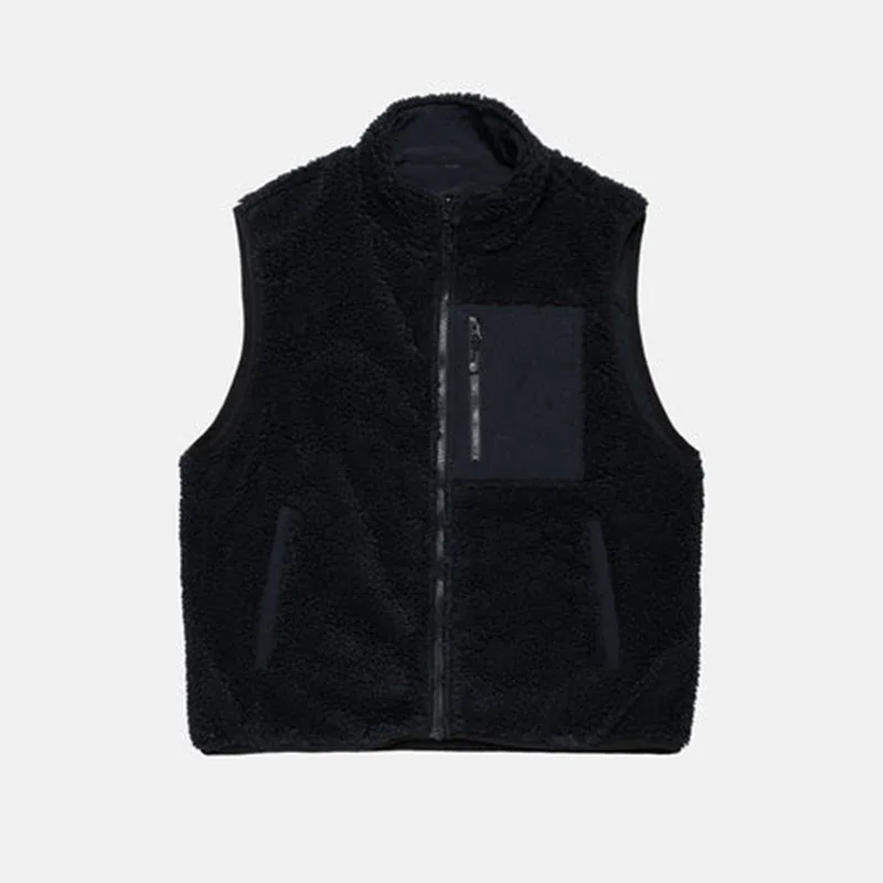 Reversible Sherpa and Nylon Gilet