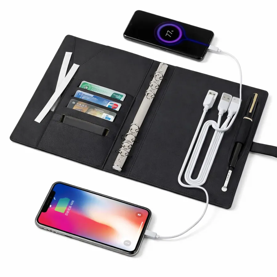 A5-Kalender mit 8.000-mAh-Powerbank
