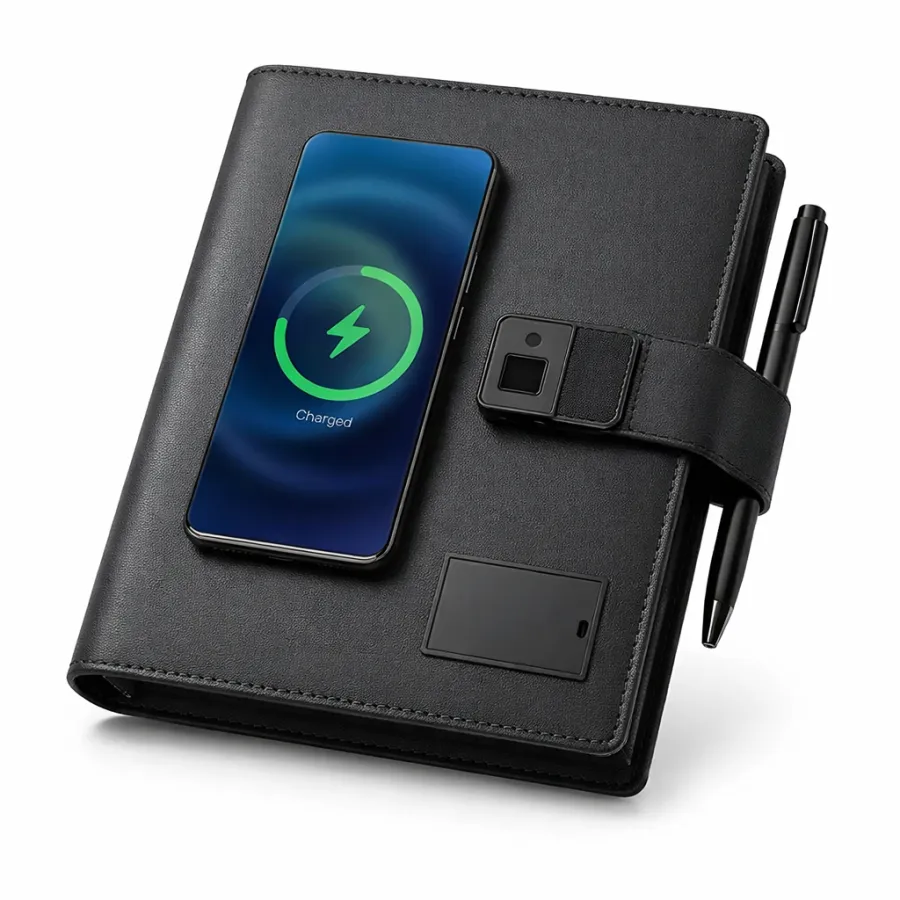 A5 Diary with Fingerprint Lock