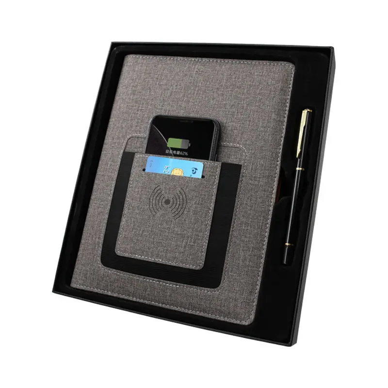 Ring-Bound Planner with Wireless Power Bank