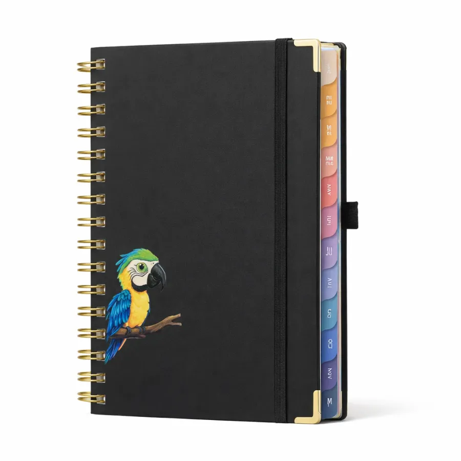 Spiral Weekly Planner with Metal Corners