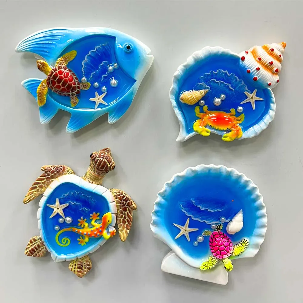 Polyresin-Magnet im Meeresmotiv