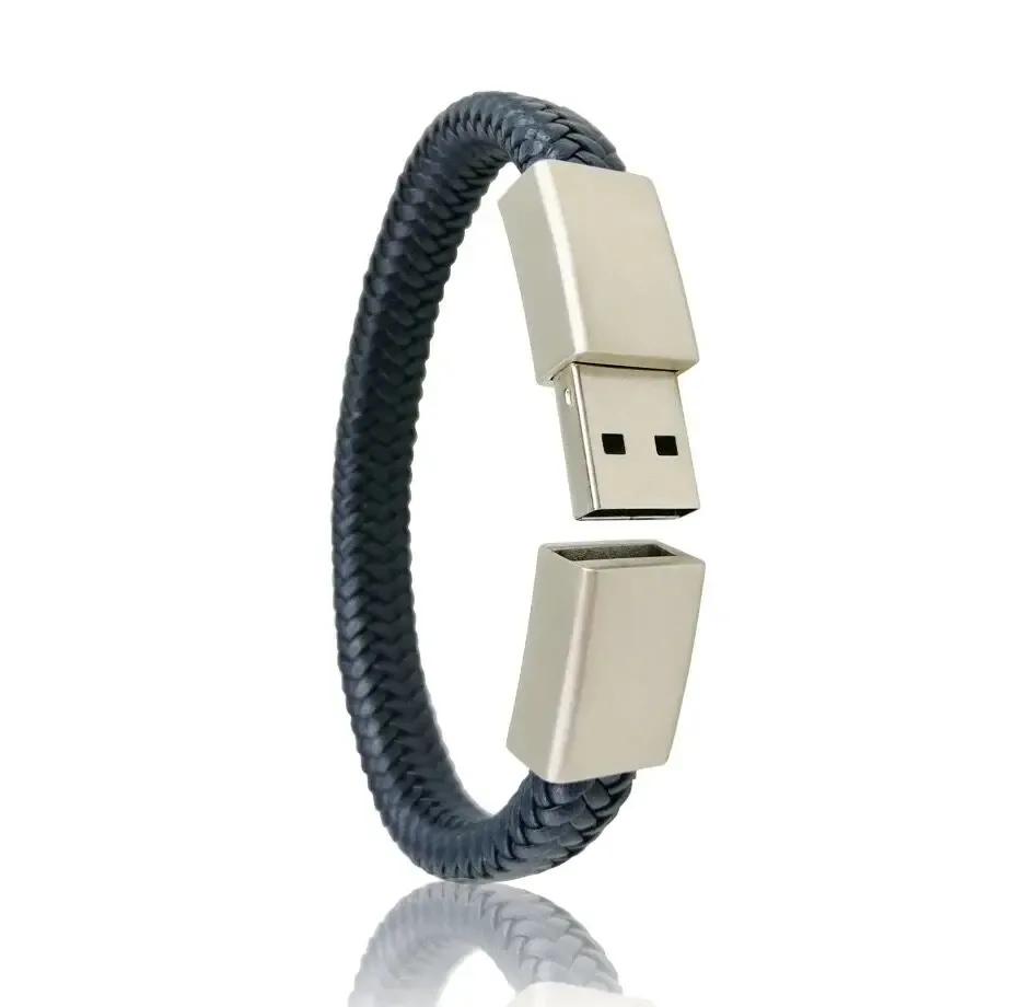 Memoria USB pulsera de cordón trenzado