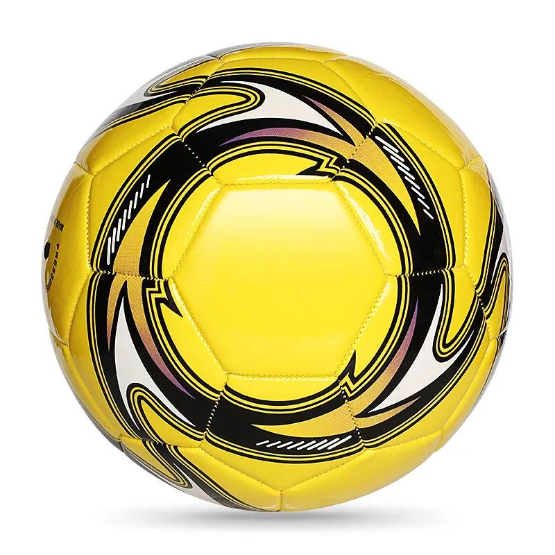 Fußball aus PVC mit Spiralmuster