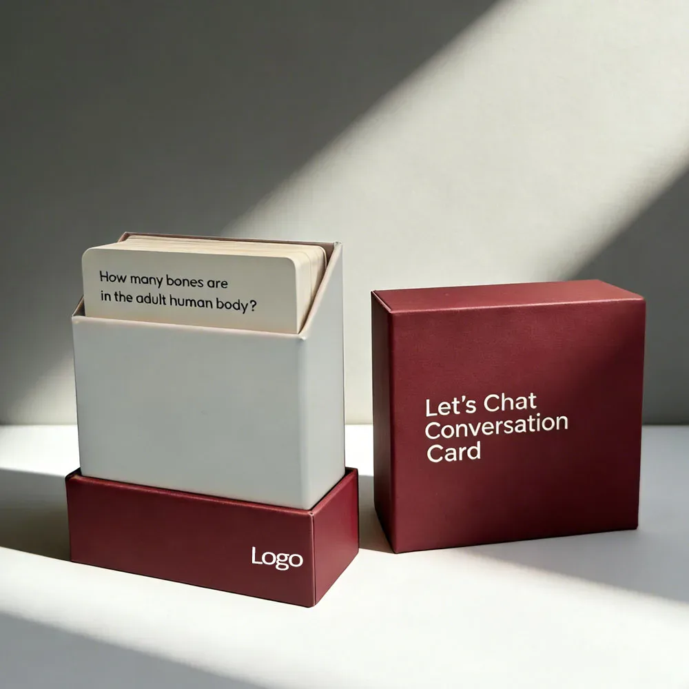 Conversation Cards in Stand-Up Box