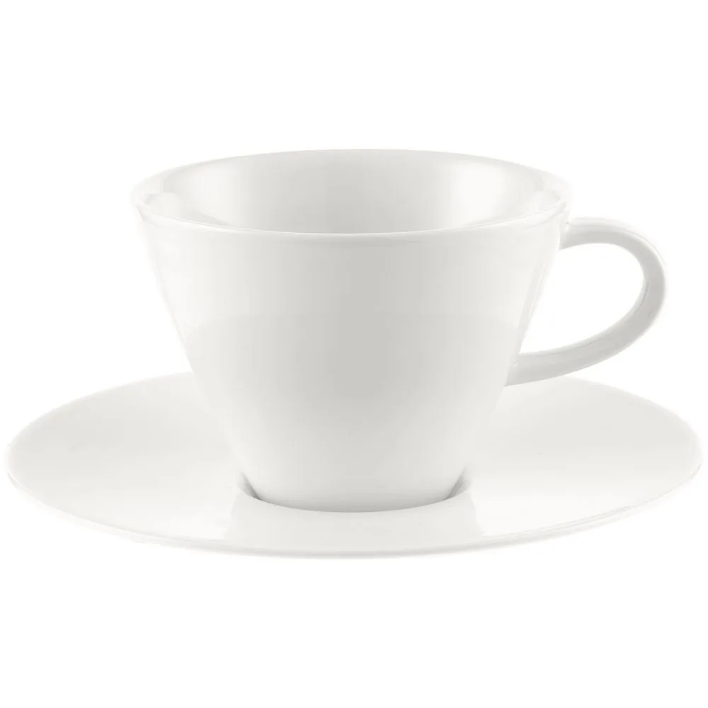 Espresso Cup and Saucer “Caffe Club White” 200 ml