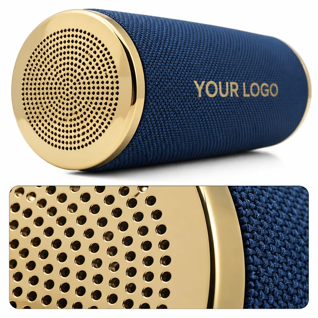 Enceinte cylindrique en coffret cadeau