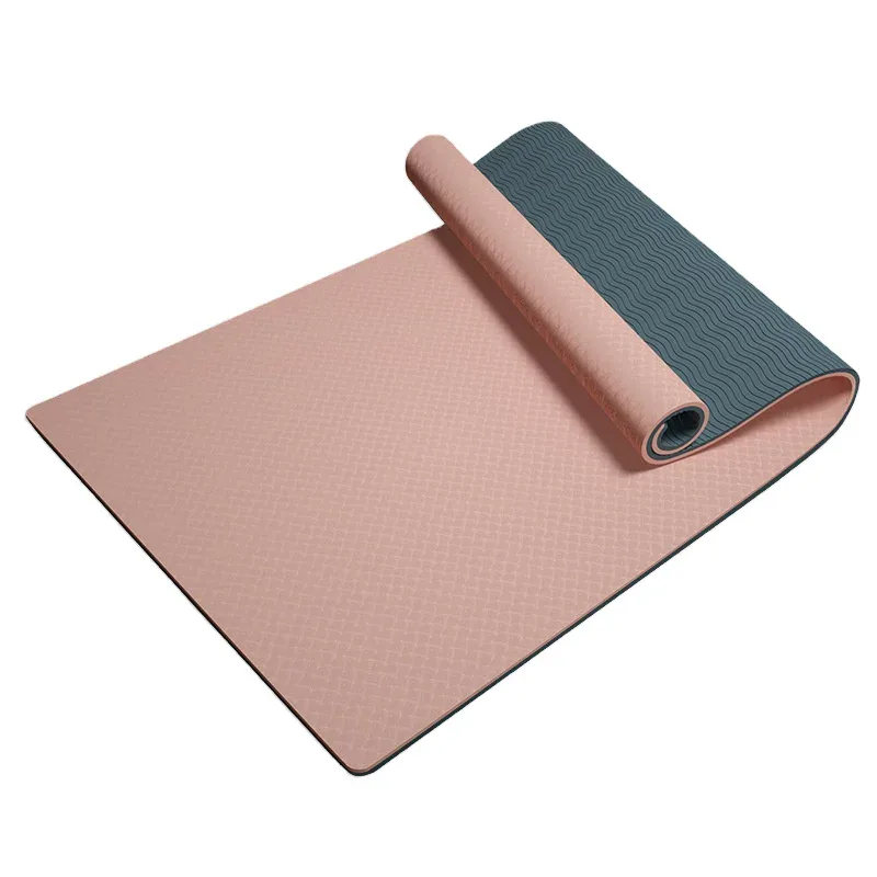 Tappetino yoga in TPE con linee di allineamento
