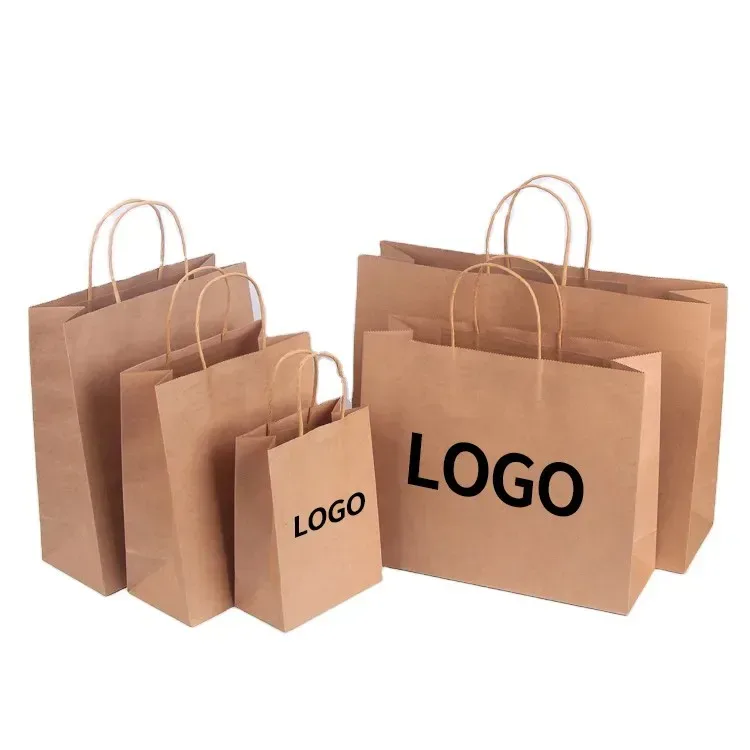 Kraft Bag in White, Black or Brown