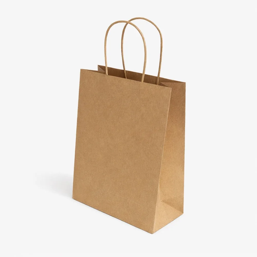 Kraft Paper Bag with Twisted Handles