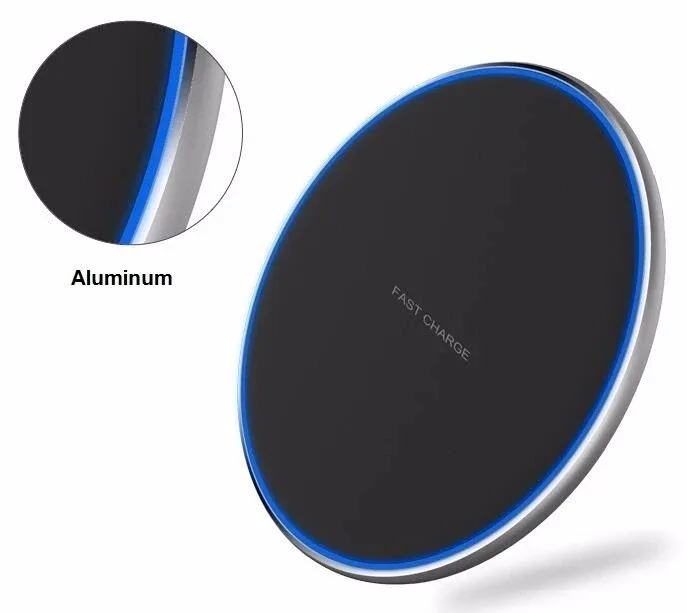 Base di ricarica wireless rotonda
