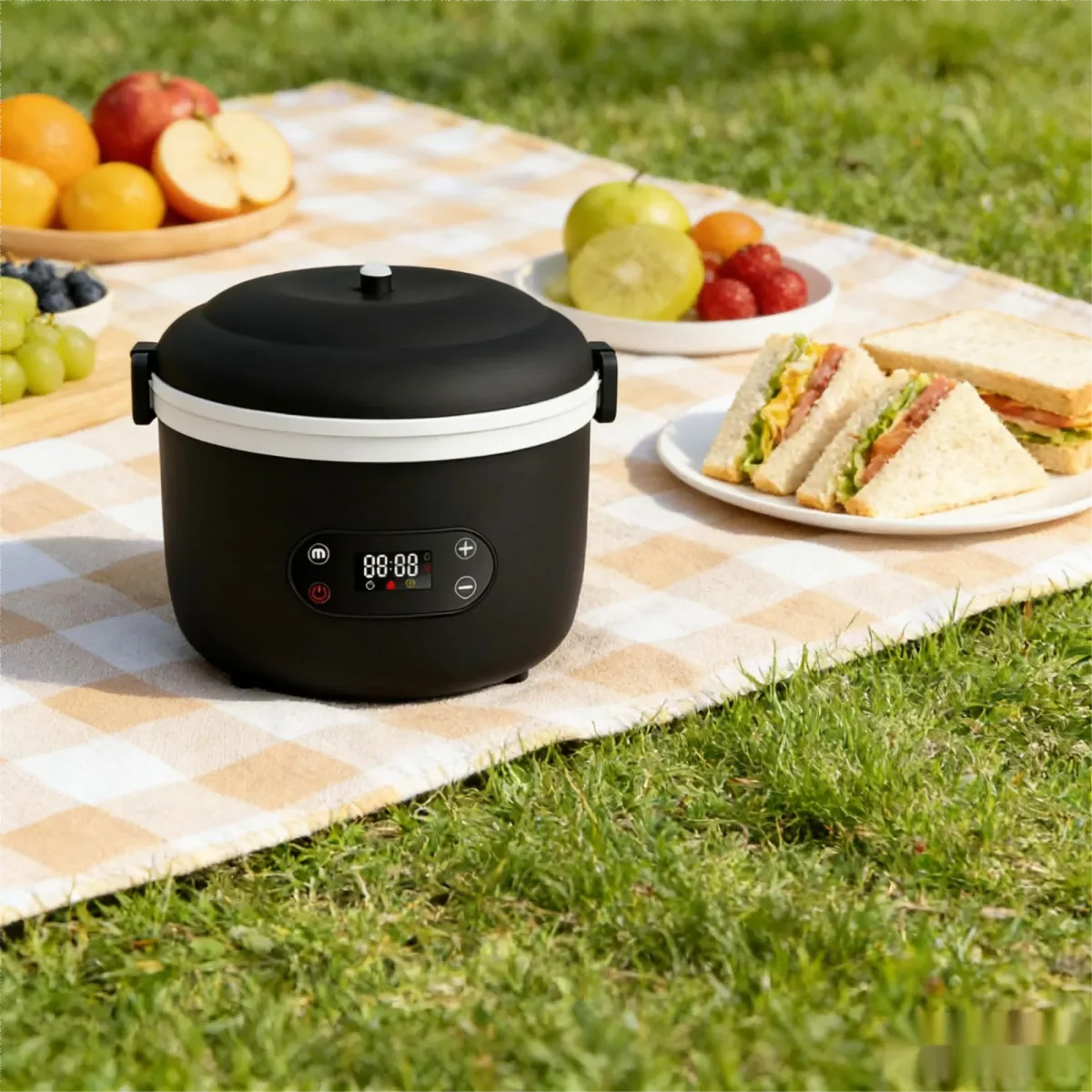 Round Heated Lunch Box 1.1 l