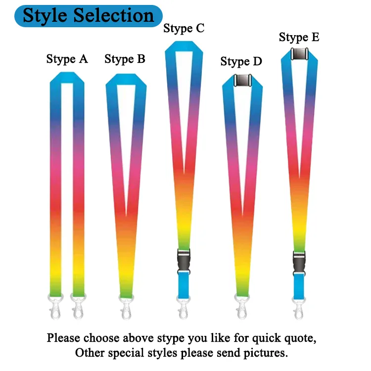 Polyester Lanyard, 15–25 mm Wide
