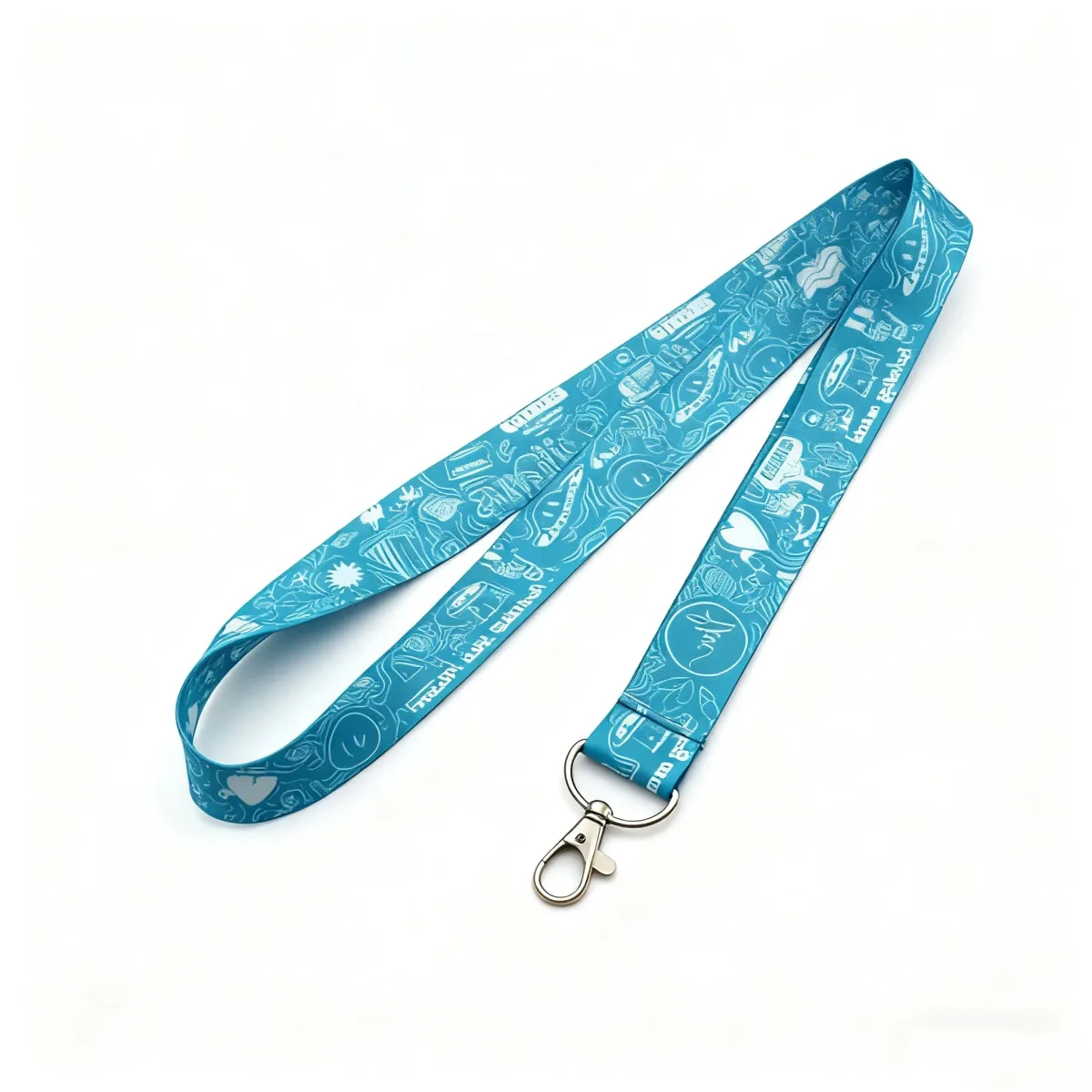 Lanyard in sublimazione a colori con moschettone