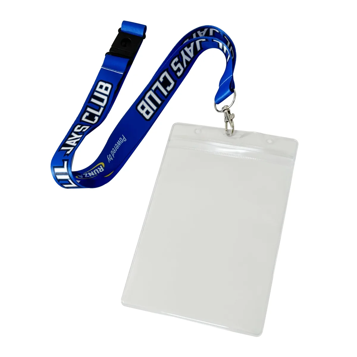 Lanyard with Clear PVC Badge Pocket