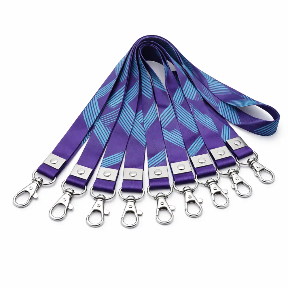 Lanyard con mosquetón metálico remachado