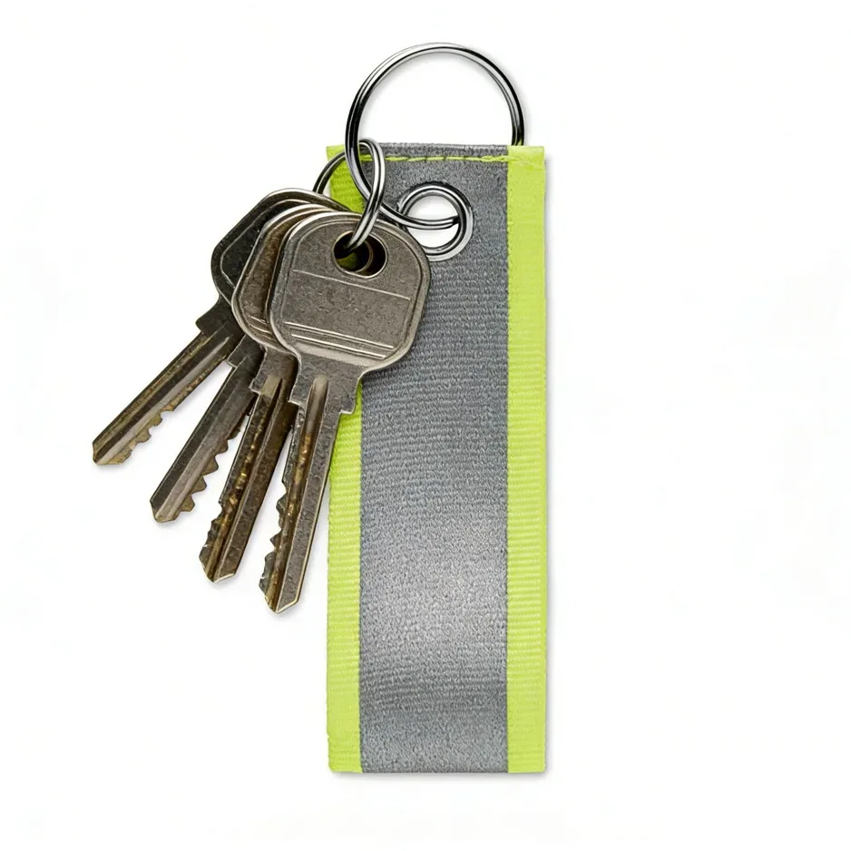 Reflective Tape Loop Keyring