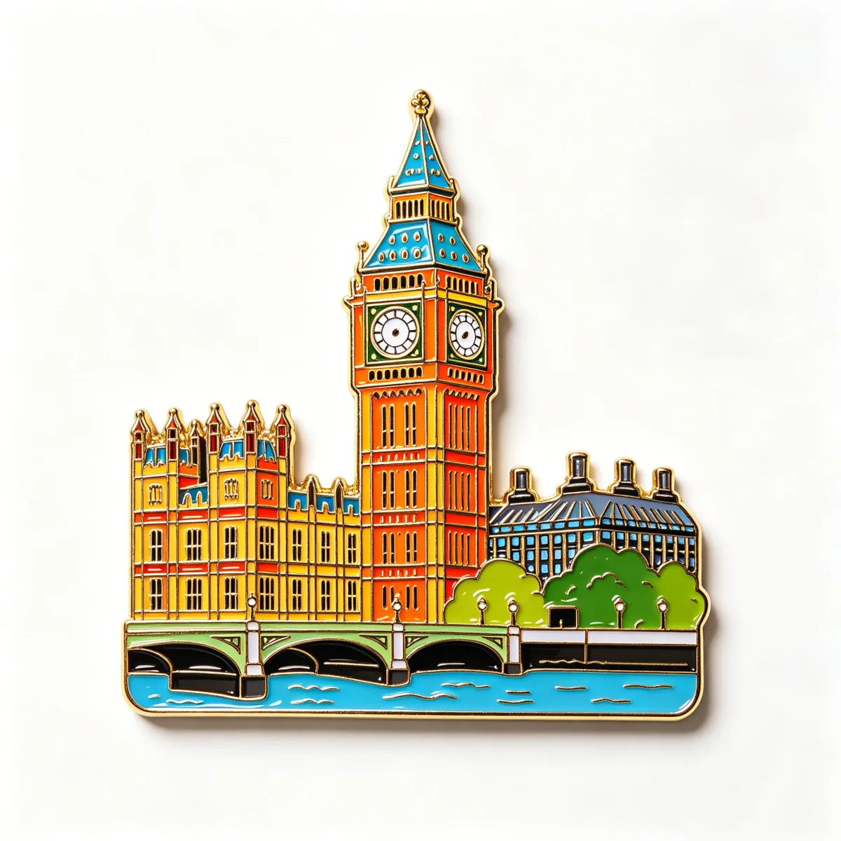 Hard Enamel Metal Magnet