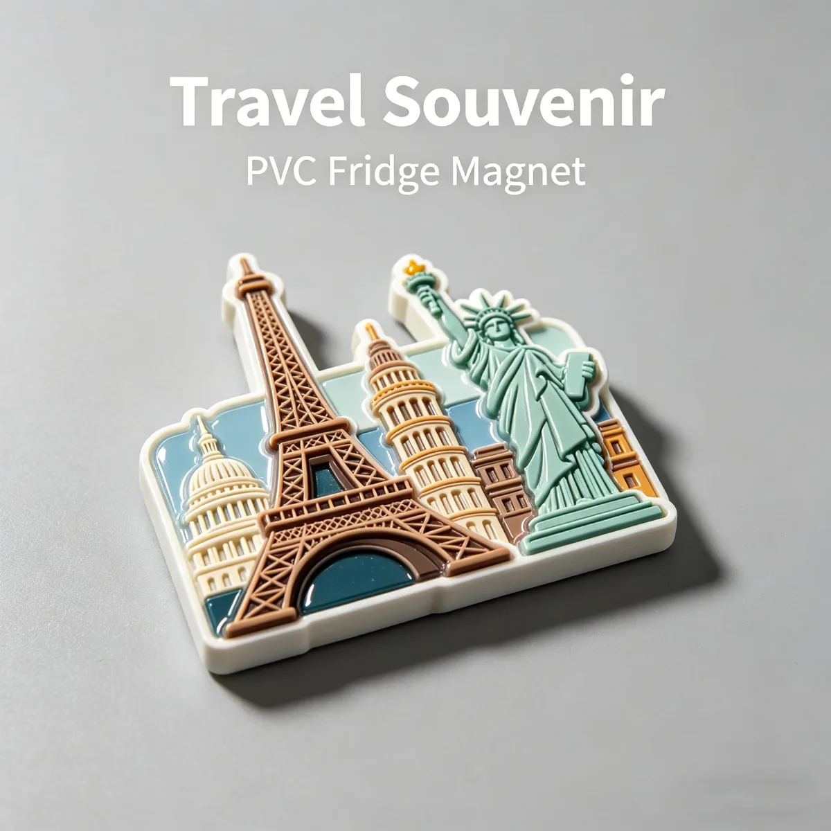 Soft PVC Cityscape Magnet