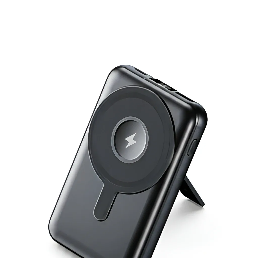 Batterie externe magnétique 10 000 mAh avec support