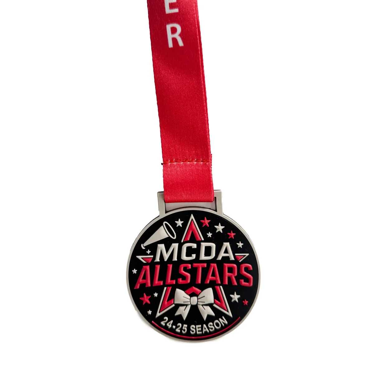 Medalla de PVC blando con cinta