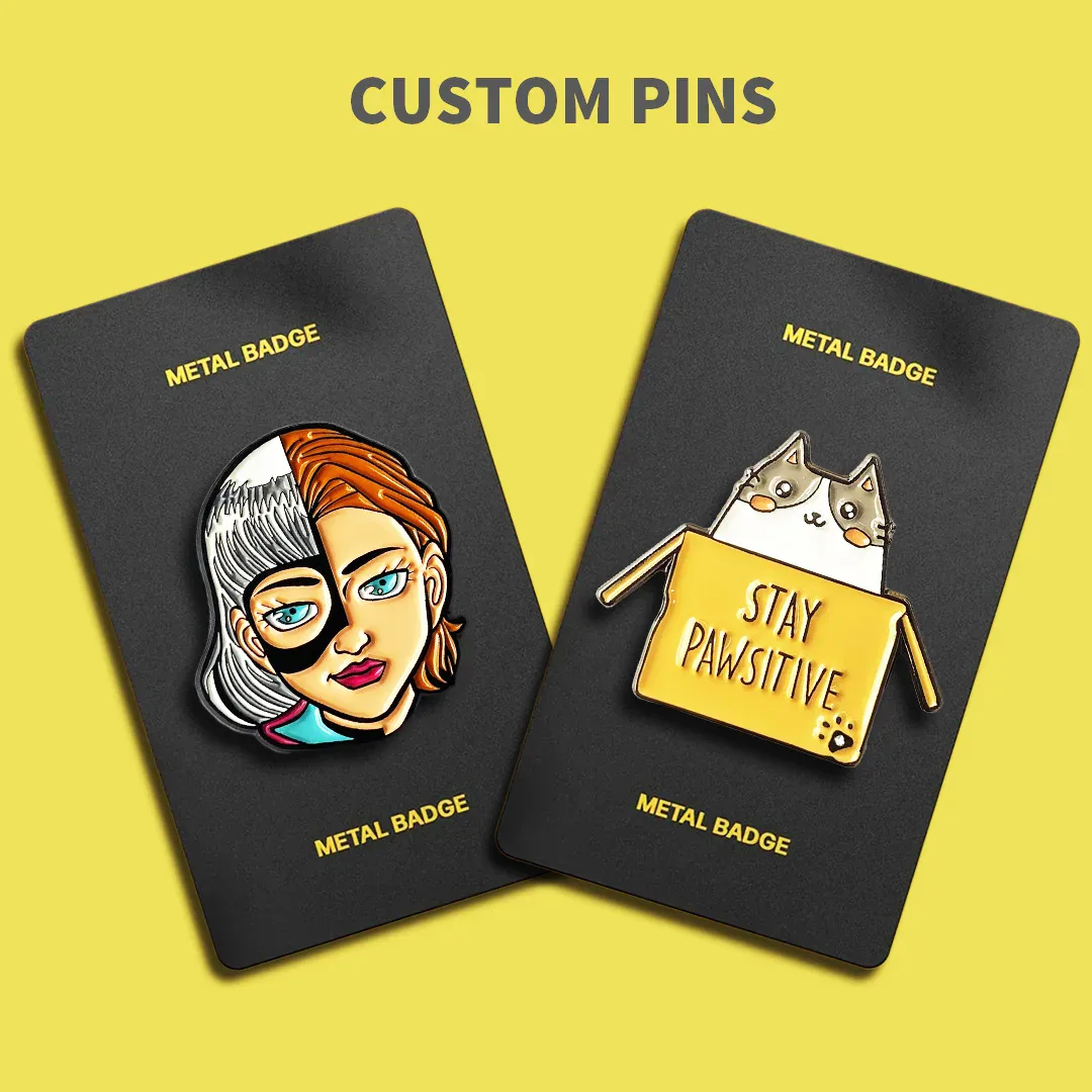 Enamel Metal Brooch
