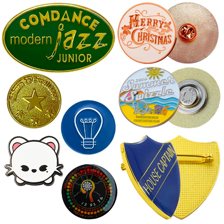 Zinc Alloy Metal Brooch