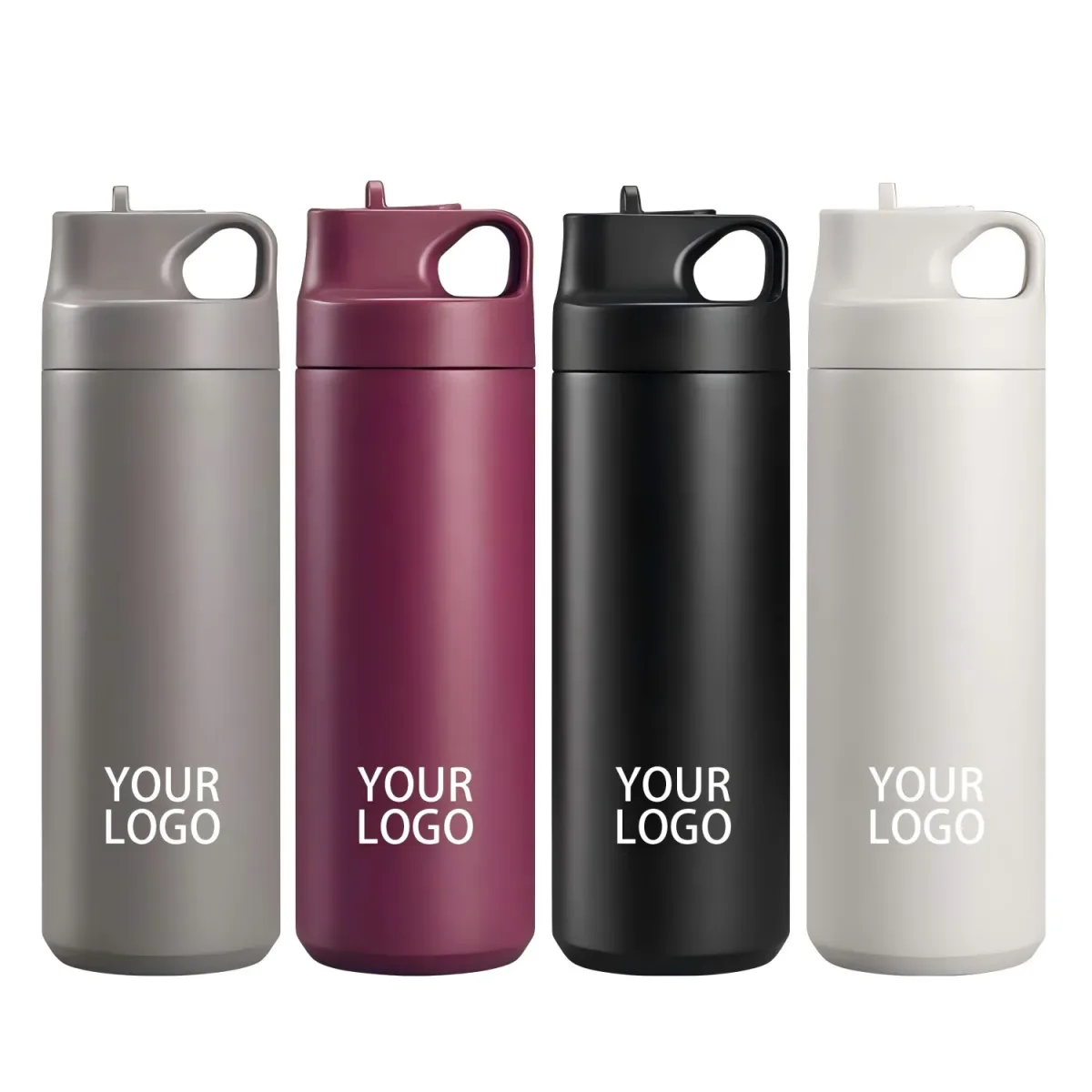 Matt Stainless Steel Sports Bottle