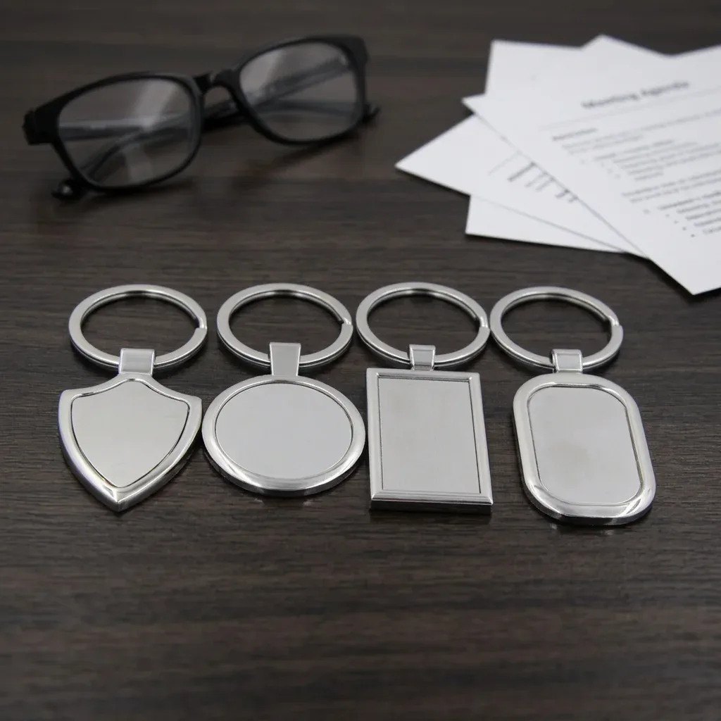 Porte-clés en acier inoxydable