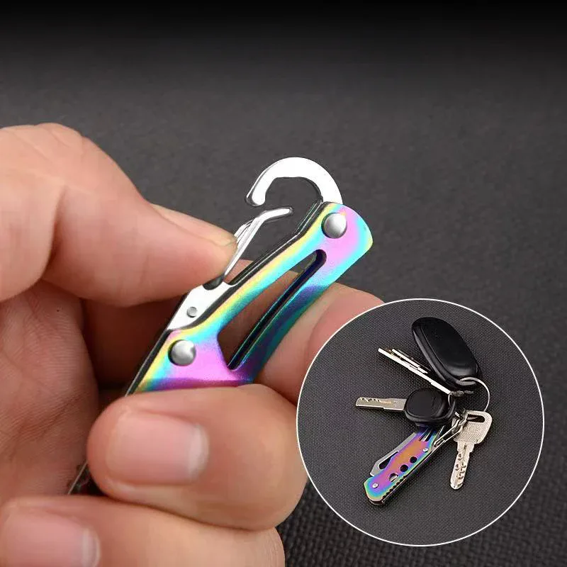 Mini Keyring Knife with Carabiner