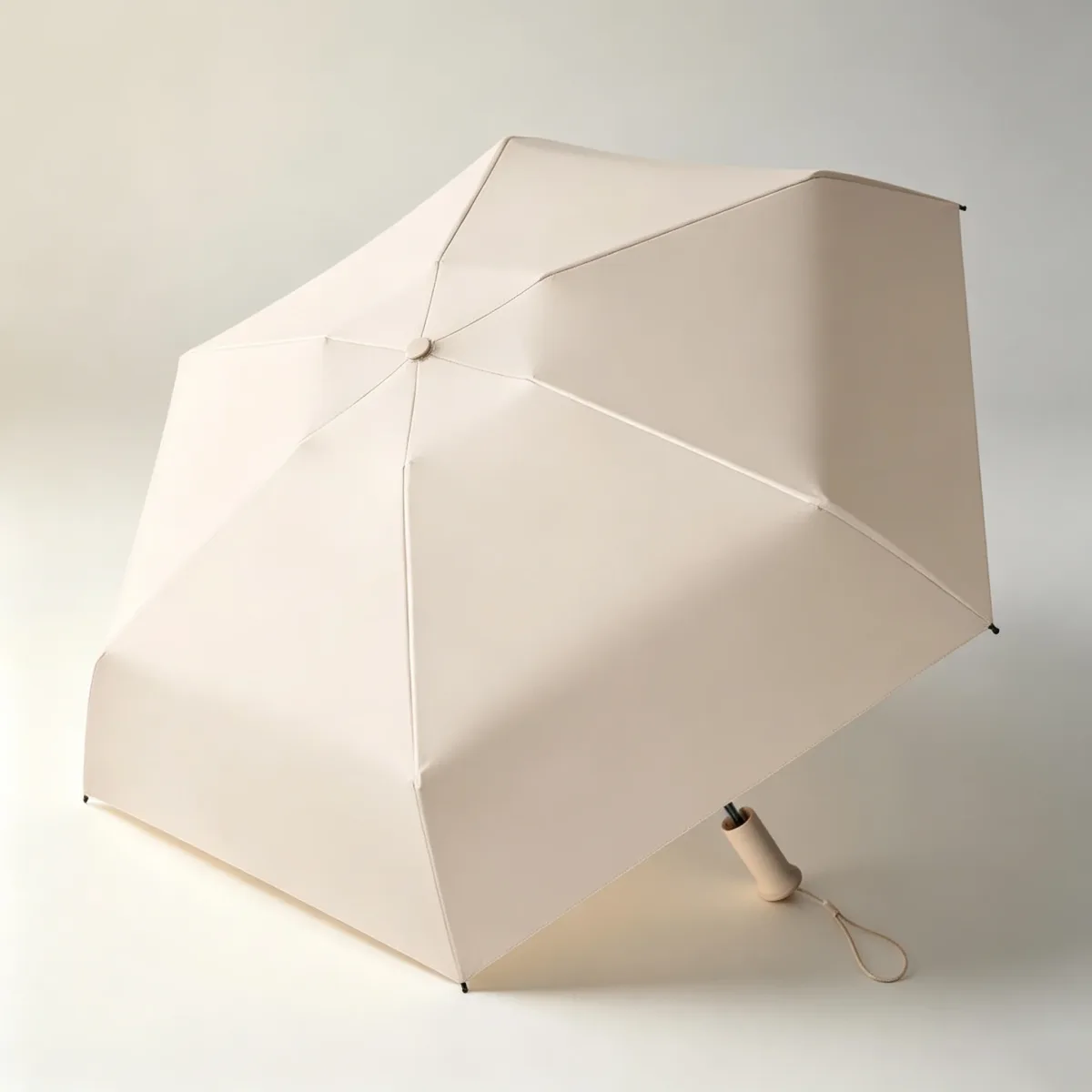 UPF50+ Mini Umbrella with Hidden Handle