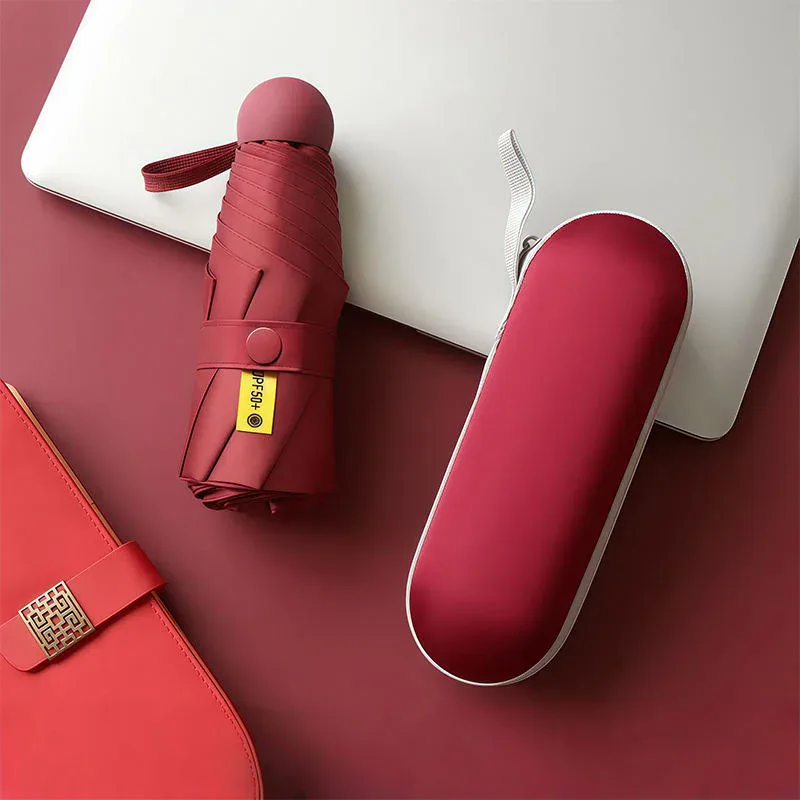 Mini Umbrella in Capsule Case