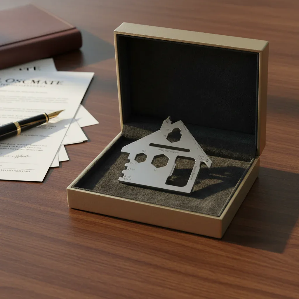 15-in-1-Karten-Multitool in Hausform