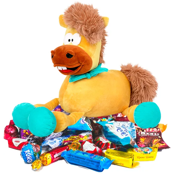 Plush Toy with Sweets “Garik the Horse”