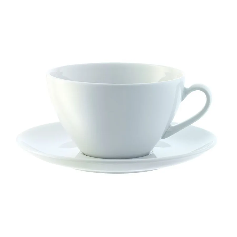 Large Cup and Saucer Set “Dine” for Four