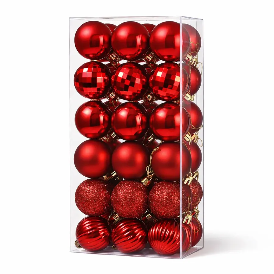 Set de boules en plastique sous tube