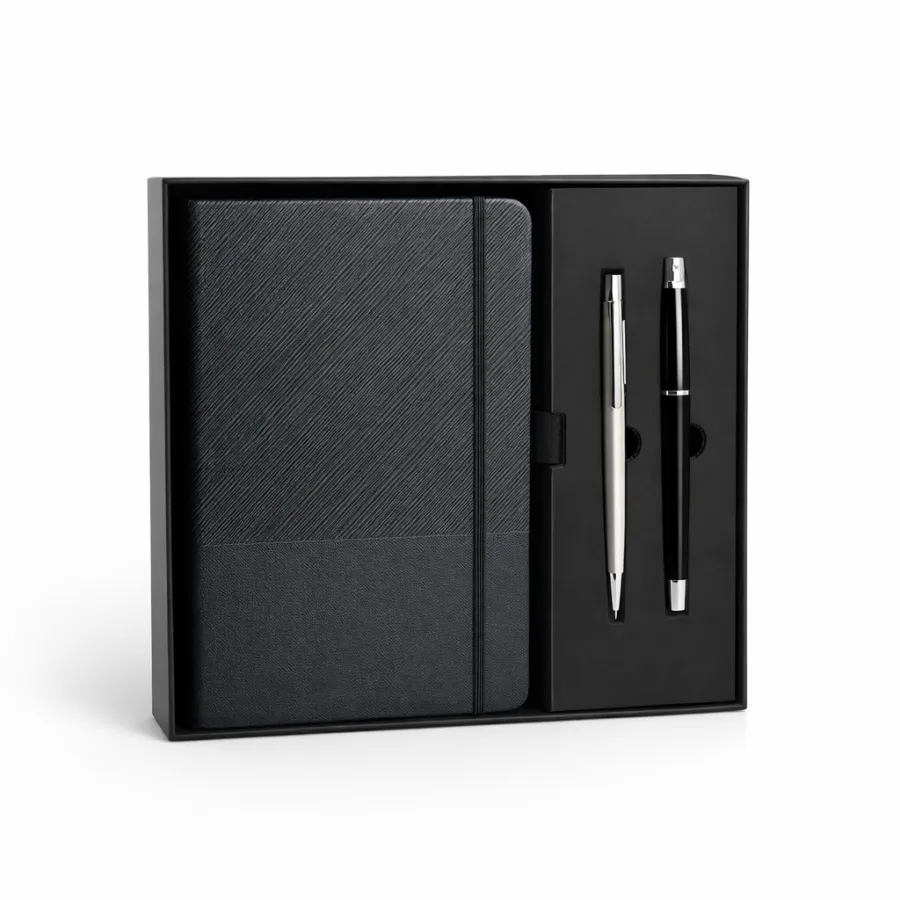 Gift Set: Textured A5 Diary and Pen